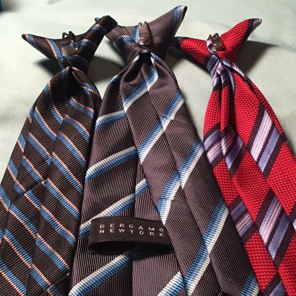 SALE  3 CLIP ON TIES FOR YOUNG MEN (SALE) - Picture 4 of 4